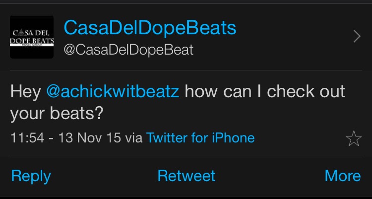This tweet will be visible to @casadeldopebeats' followers.