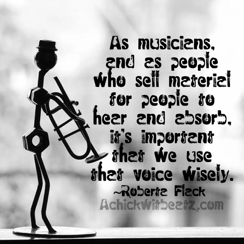 Music Motivation: As Musicians, and as People Who Sell Material for People to Hear and Absorb, It’s Important That We Use That Voice Wisely