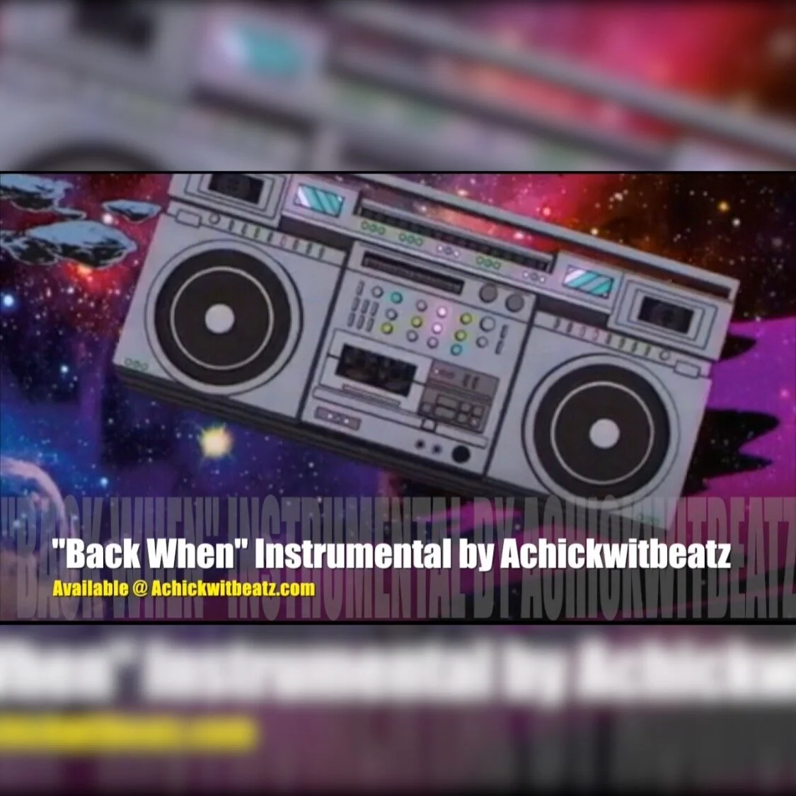 "Back When" Instrumental by Achickwitbeatz