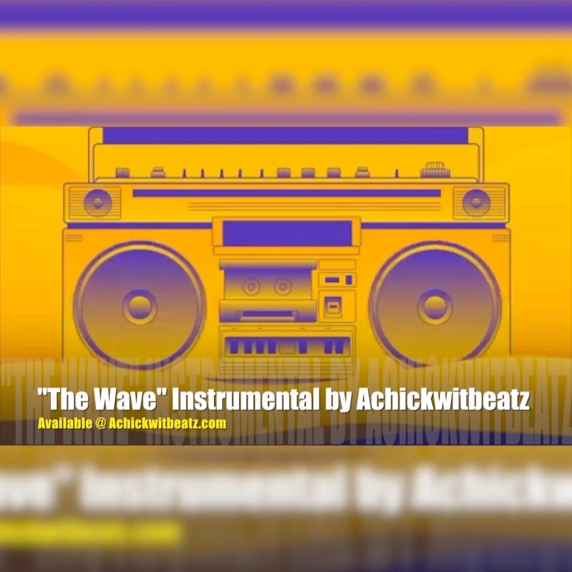 "The Wave" Instrumental by Achickwitbeatz