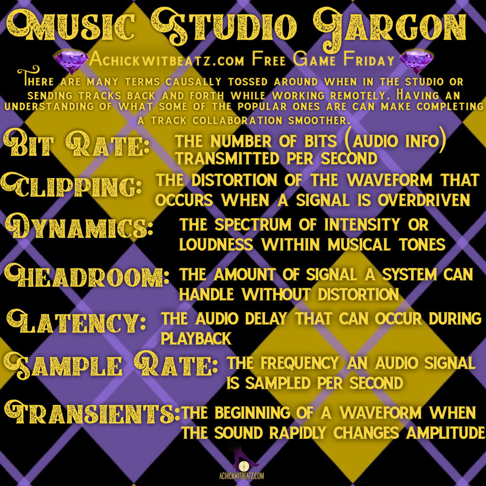 Free Game Friday: Music Studio Jargon