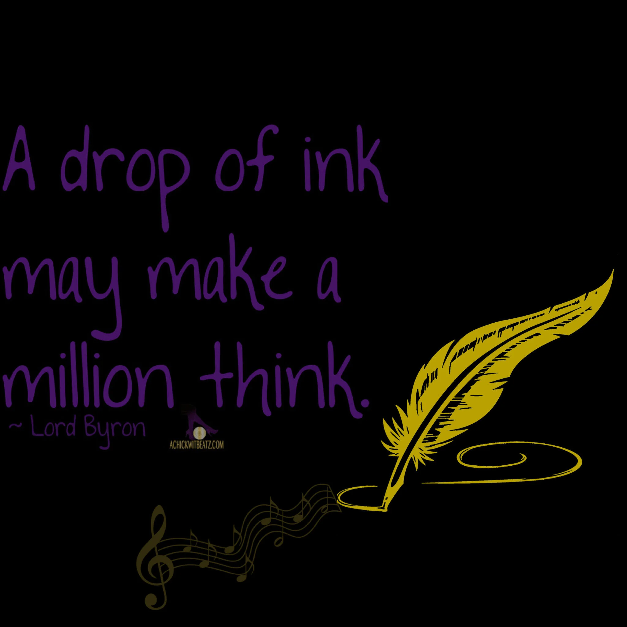 Music Motivation: A Drop of Ink May Make a Million Think