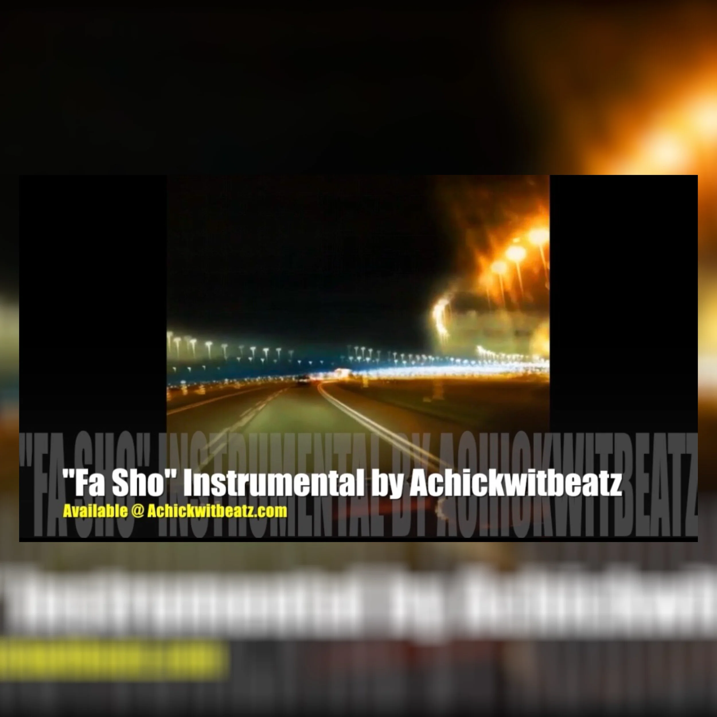 "Fa Sho" Instrumental by Achickwitbeatz