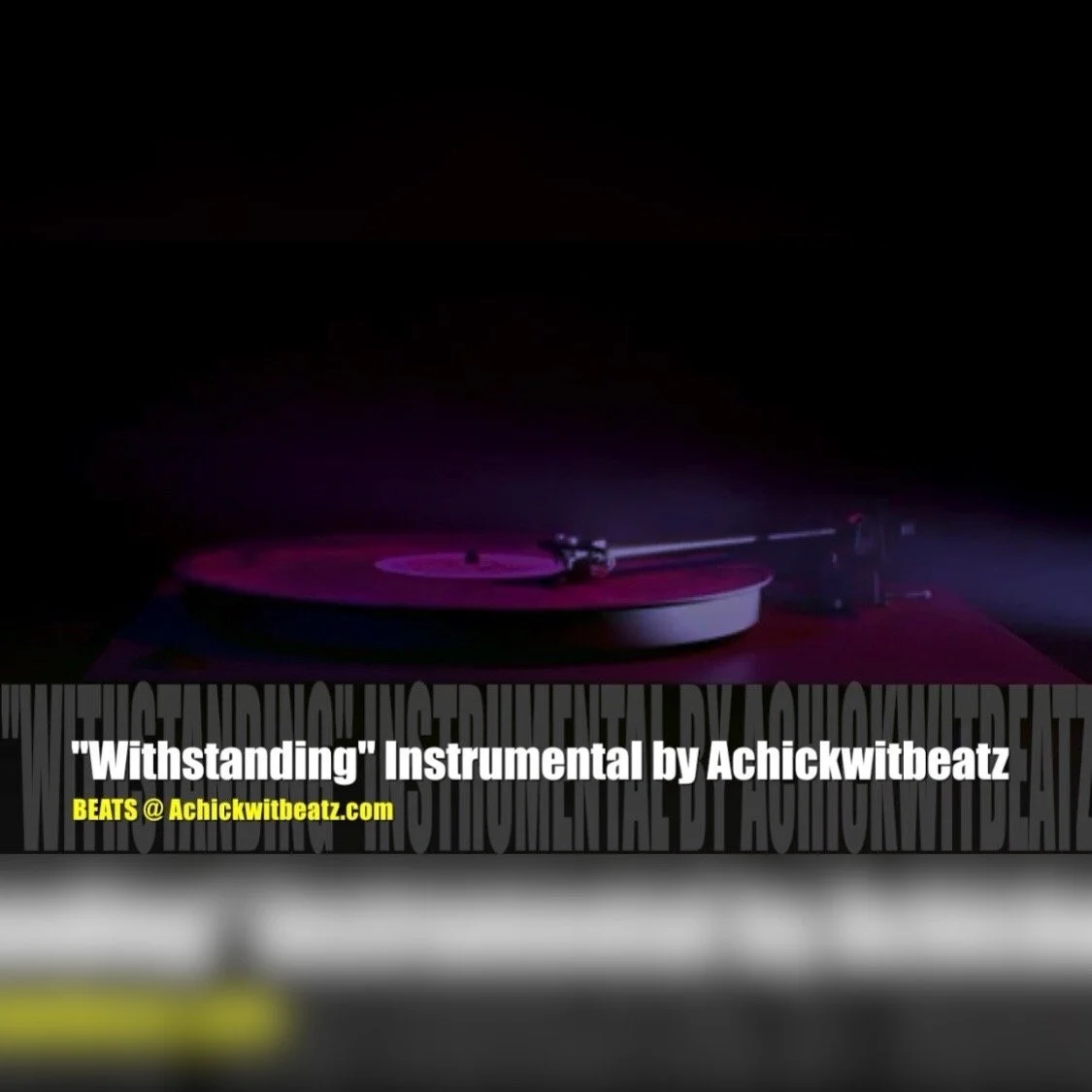"Withstanding" Instrumental by Achickwitbeatz