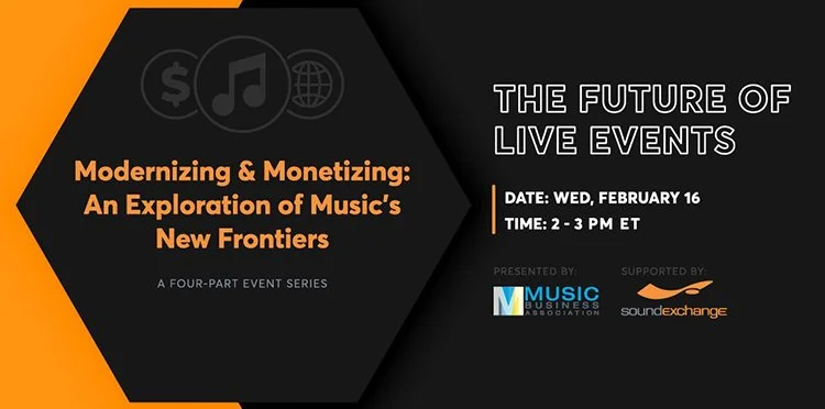 SoundExchange and Music Business Association Present a Four-Part Event Series on The Future of Monetization in the Music Industry