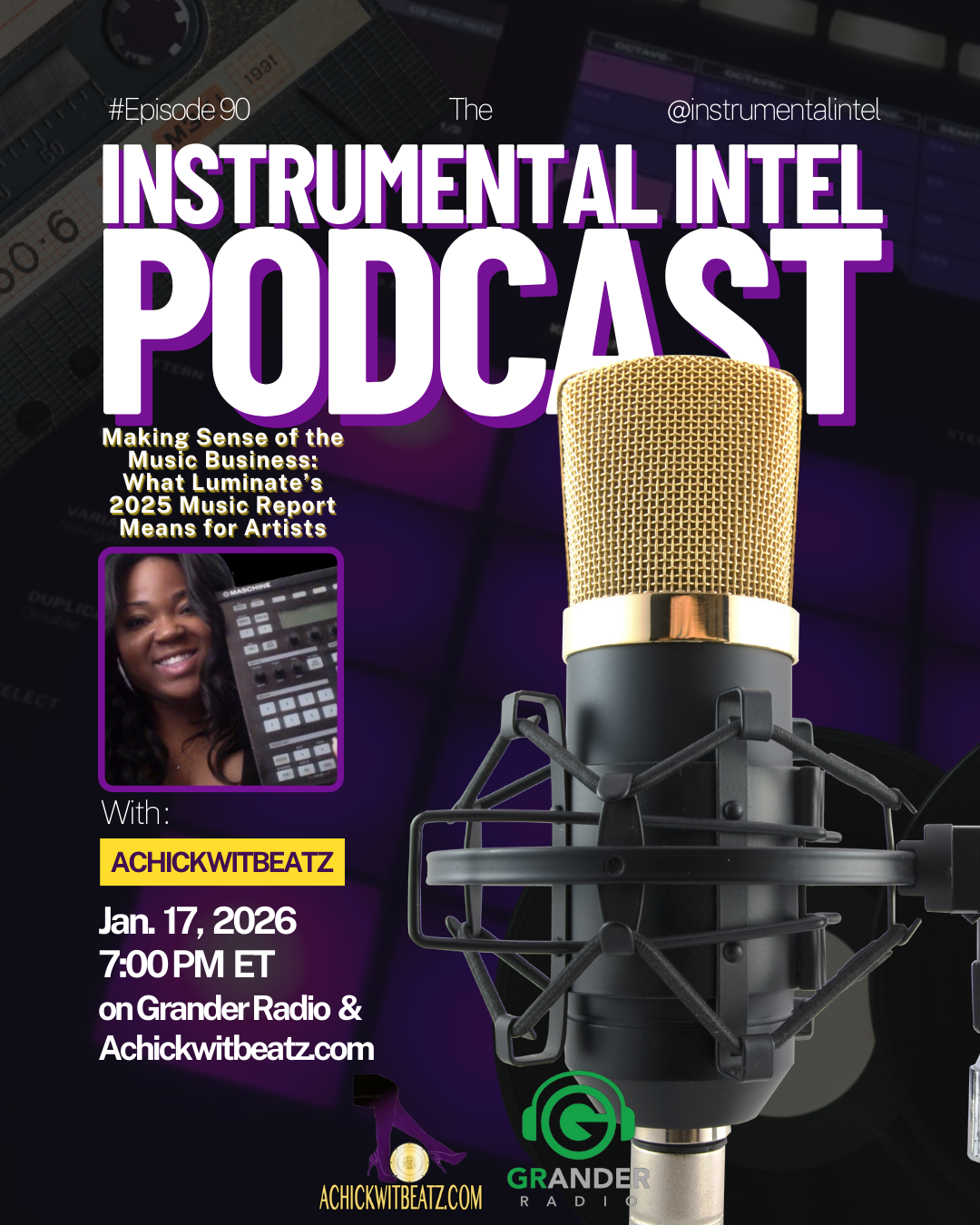 Instrumental Intel - Ep 90 Making Sense of the Music Business: What Luminate’s 2025 Music Report Means for Artists (1-17-26)