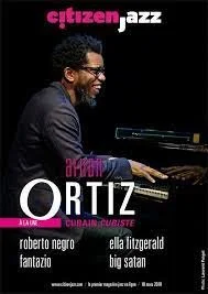 French CitizenJazz Magazine features Aruán Ortiz on its front cover, March 2018