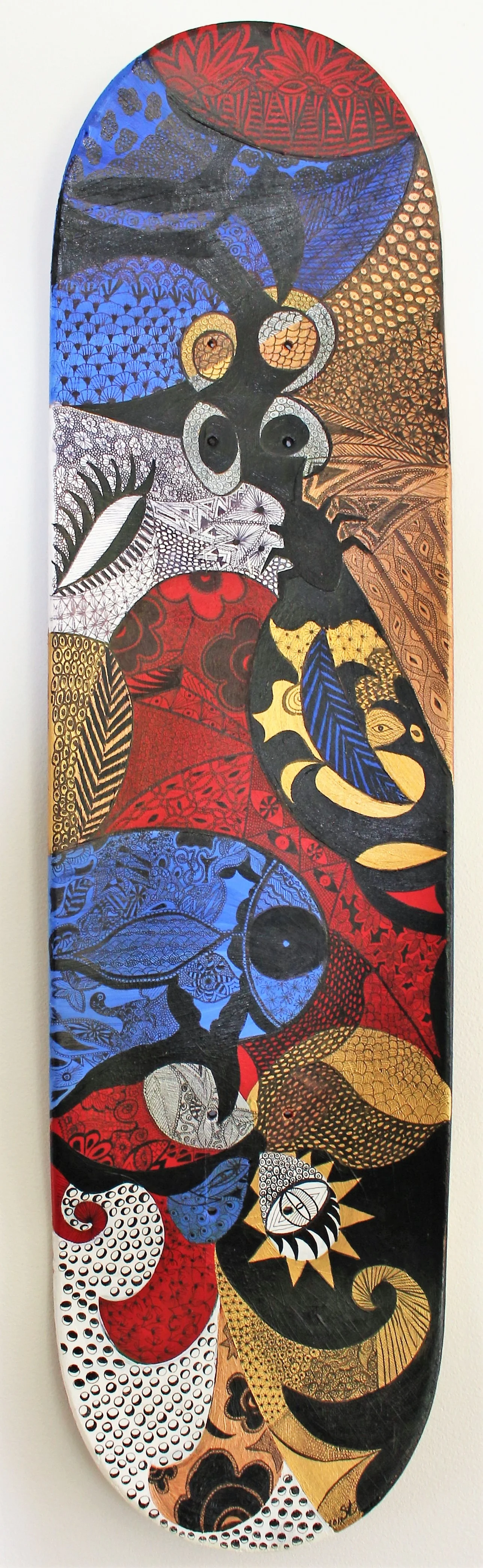 "Meditative Mind, Skateboard #1"