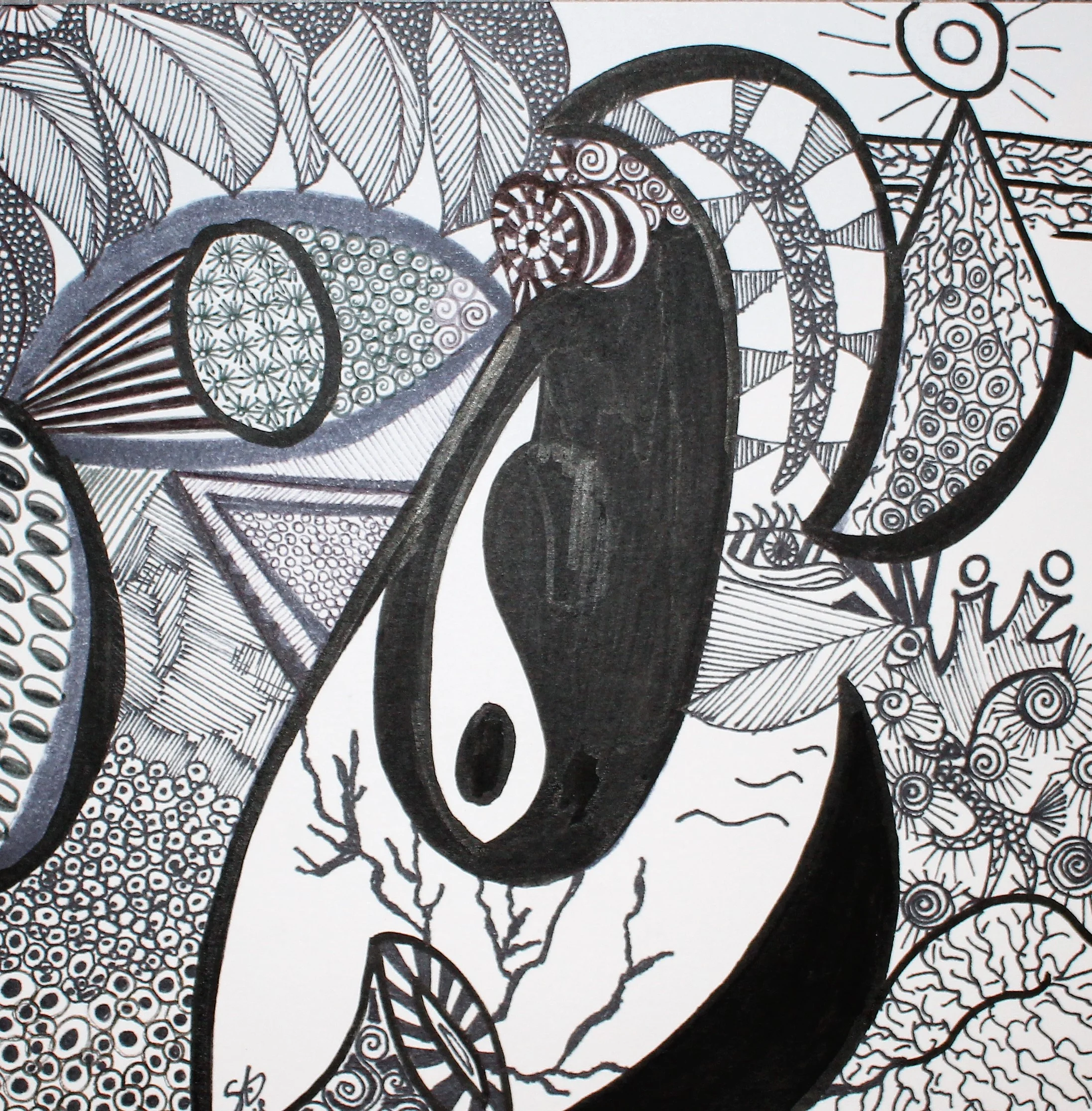 "Meditative Tile #2"