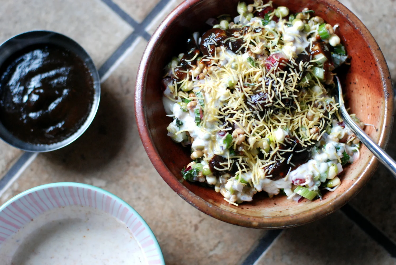 Sprout Chaat Salad + New Site!