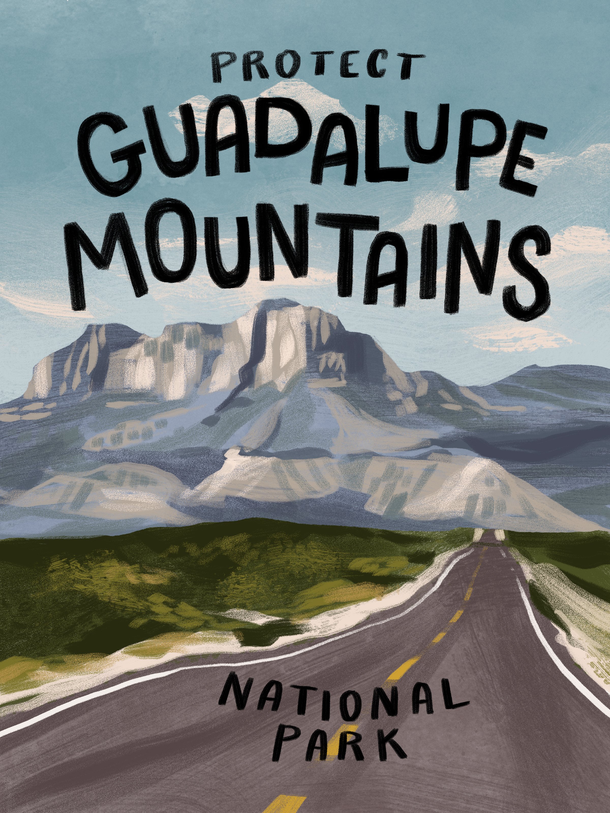 Western Road Trip Stickers- Guadalupe Mountains.jpg