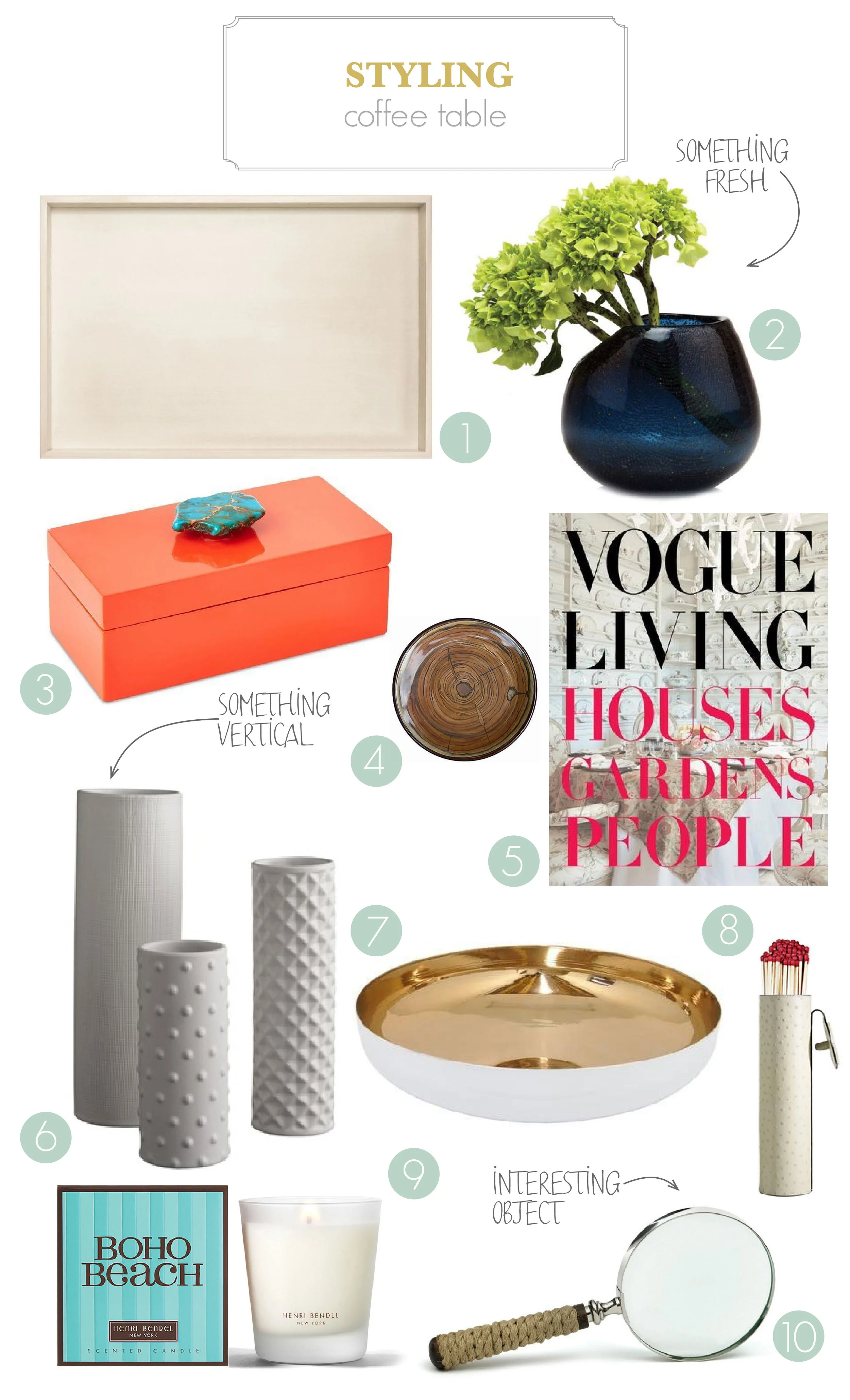 HOW TO STYLE A COFFEE TABLE 