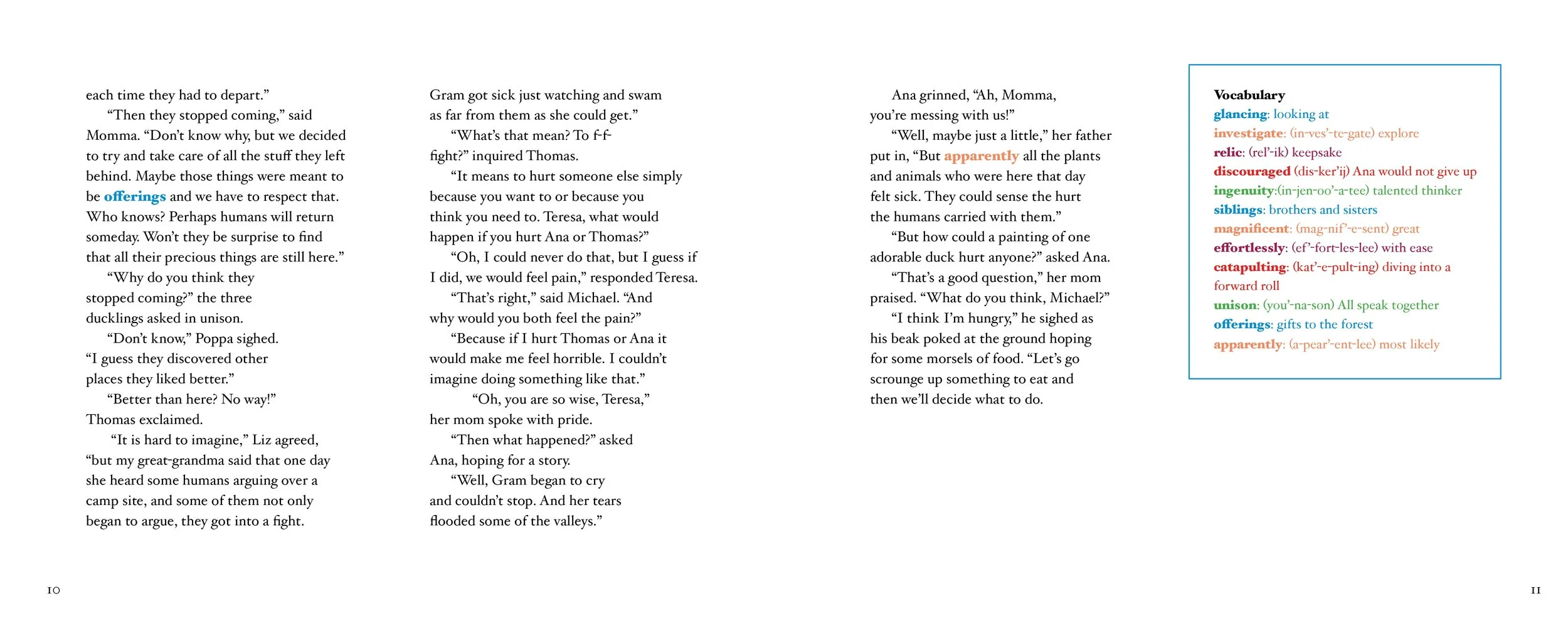 Click to enlarge — Book One: Chapter One