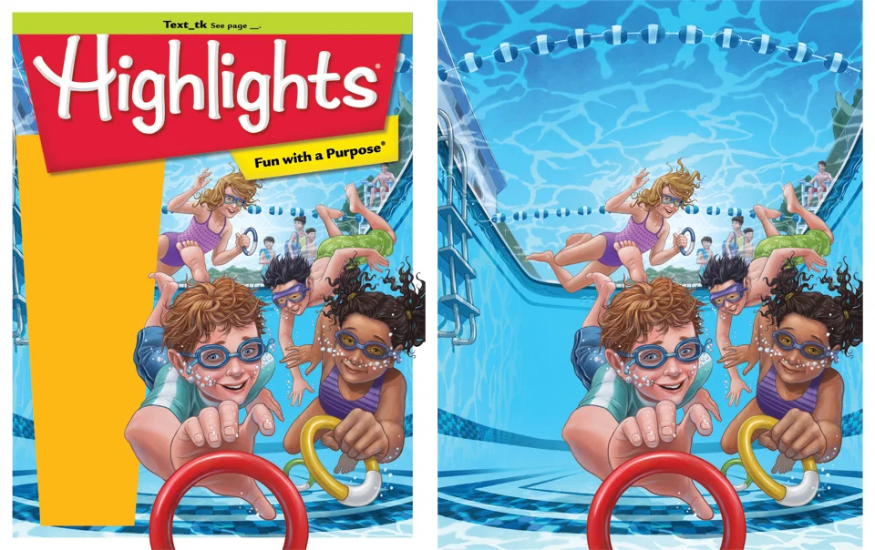 Cover art with "furniture" in place and without.