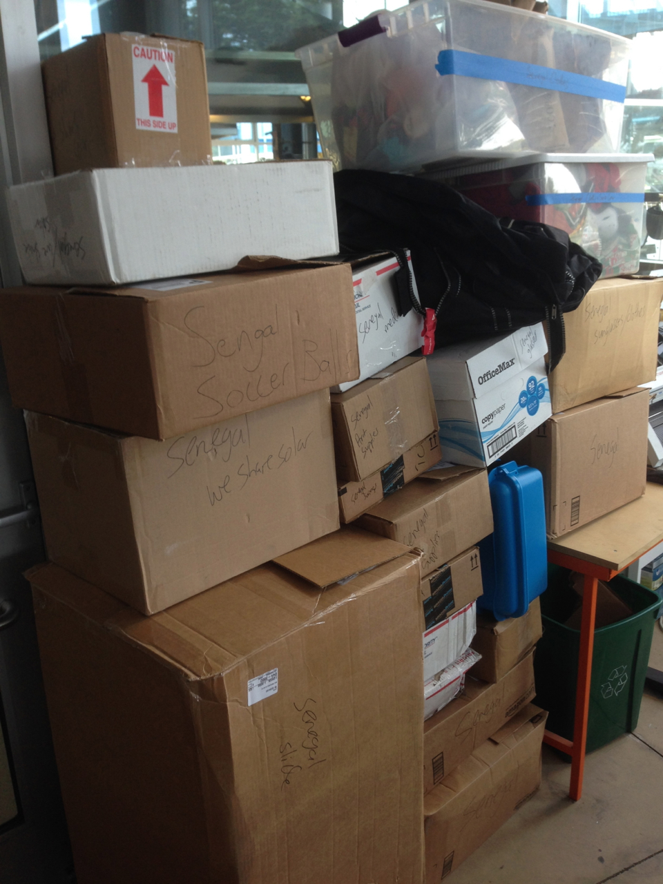 Donations and Parts are piling up in our office!
