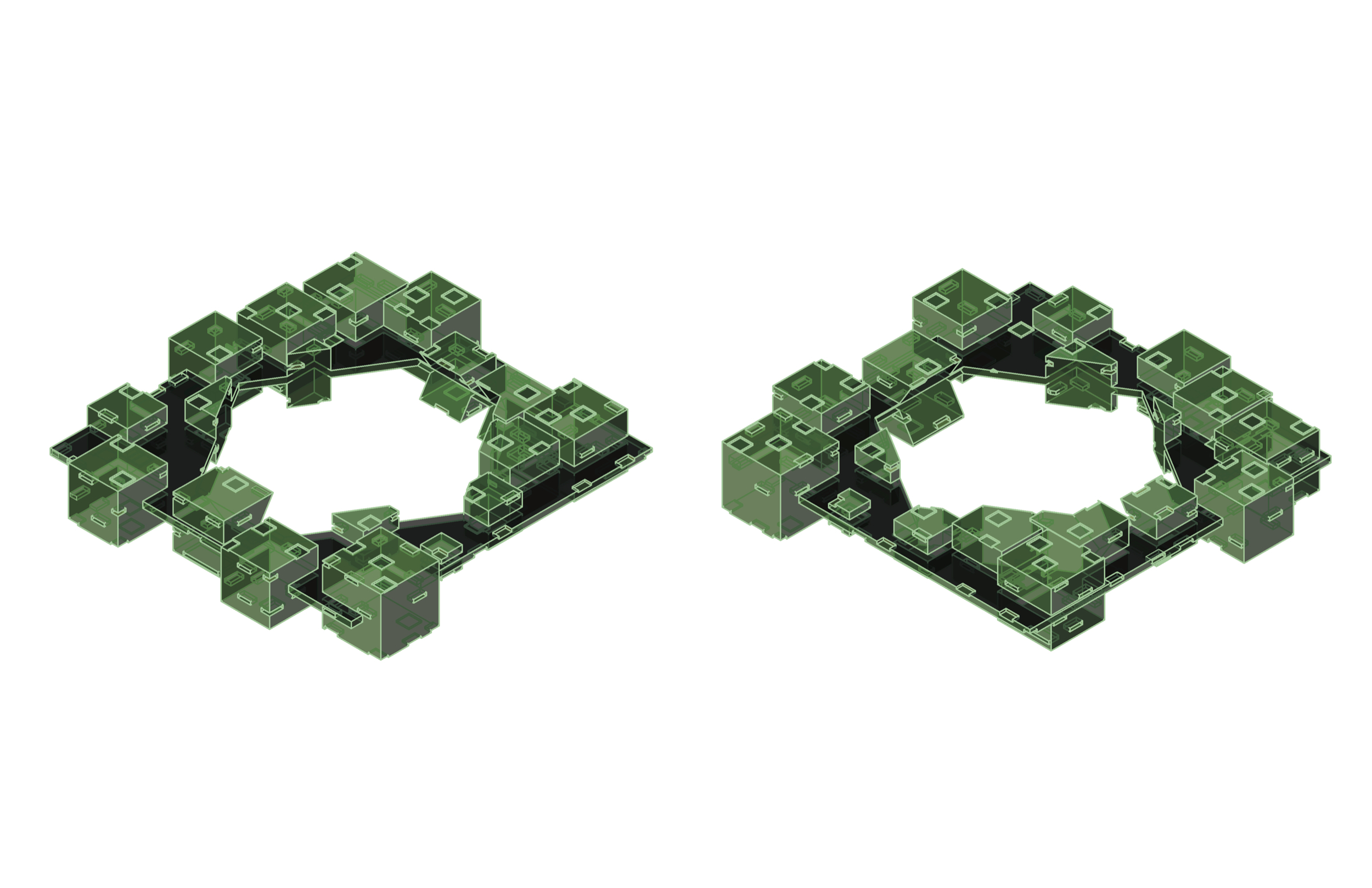 Drawing using boolean methods.