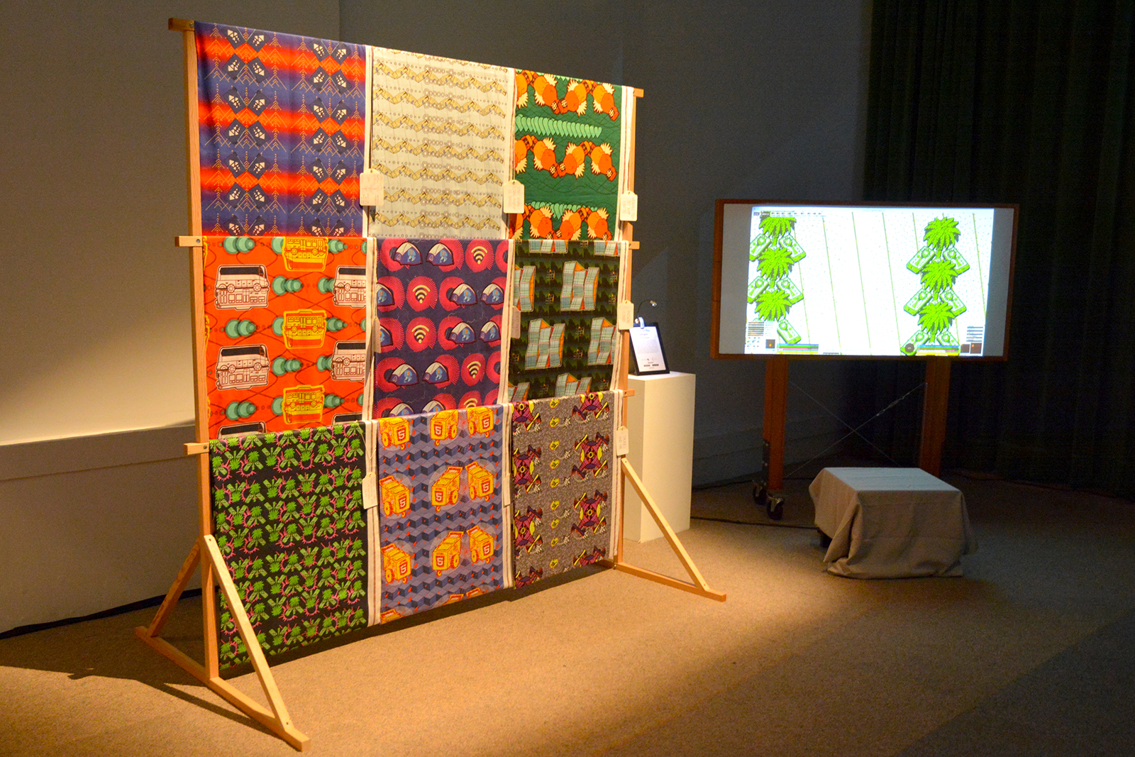 Fabric installation with demo video.