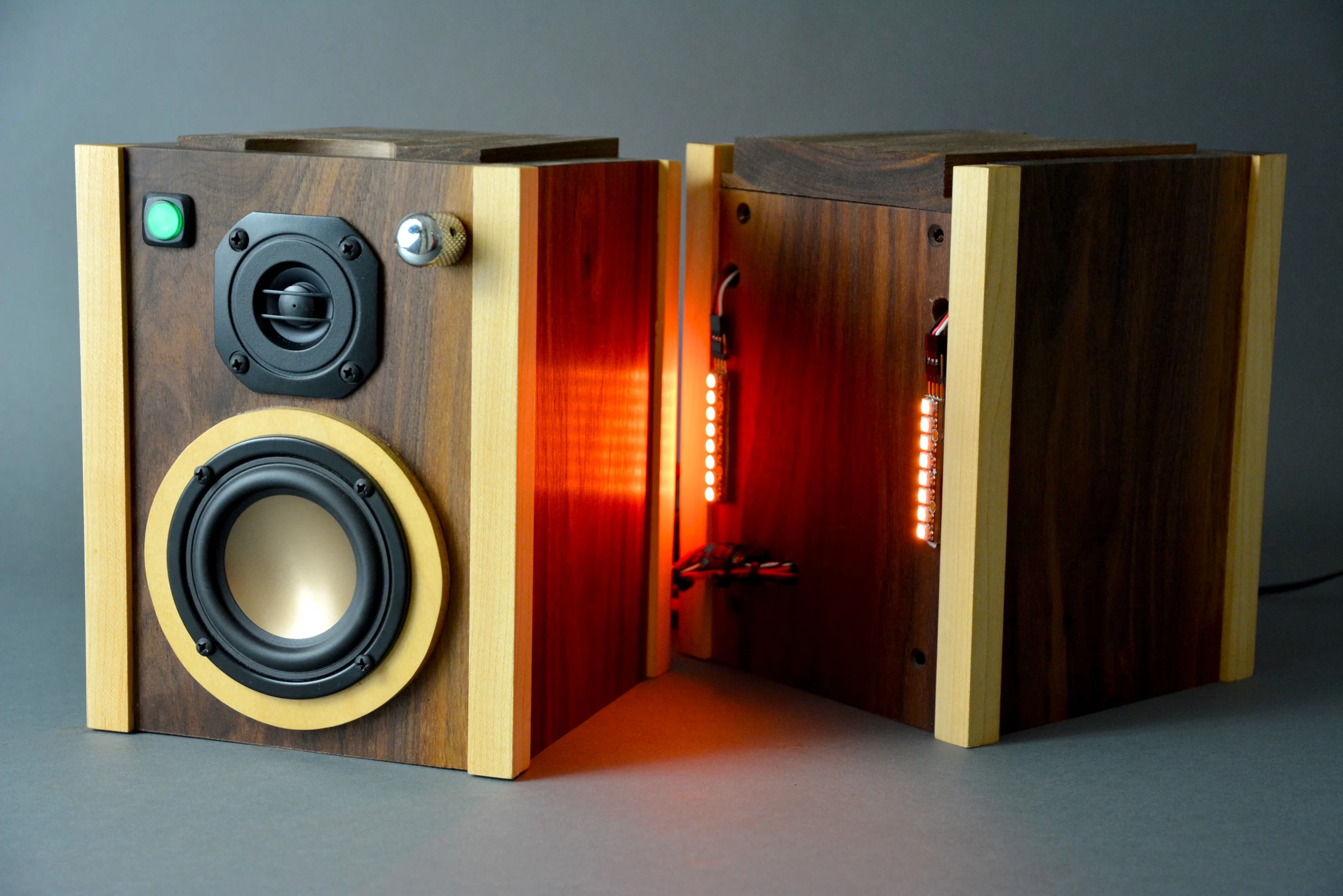 Kevin: bluetooth enabled and with LED frequency visualizer