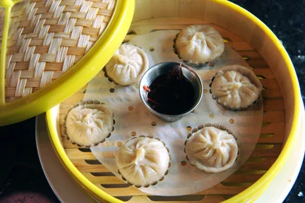Steamed dumplings BY JOHN ANDERSON