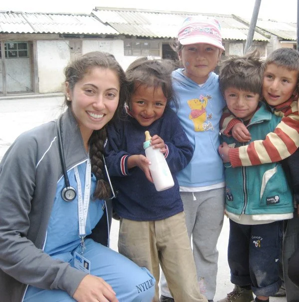 Dr. Nikki Providing medical care in the mountains of ecuador, 2010