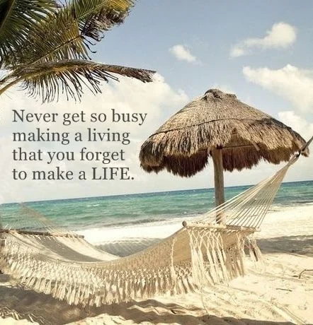 Never get so busy you forget this…