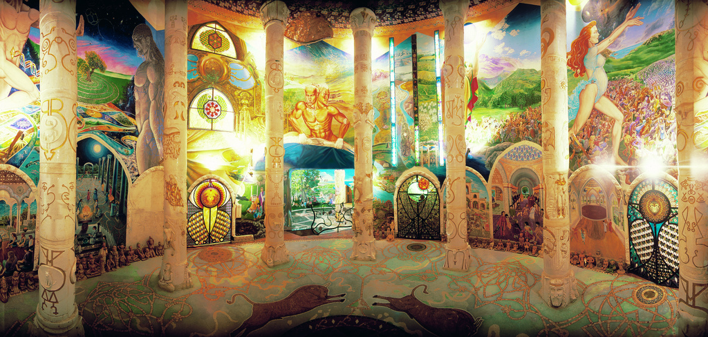 Hall of Victory in Damanhur's Temple of Humankind