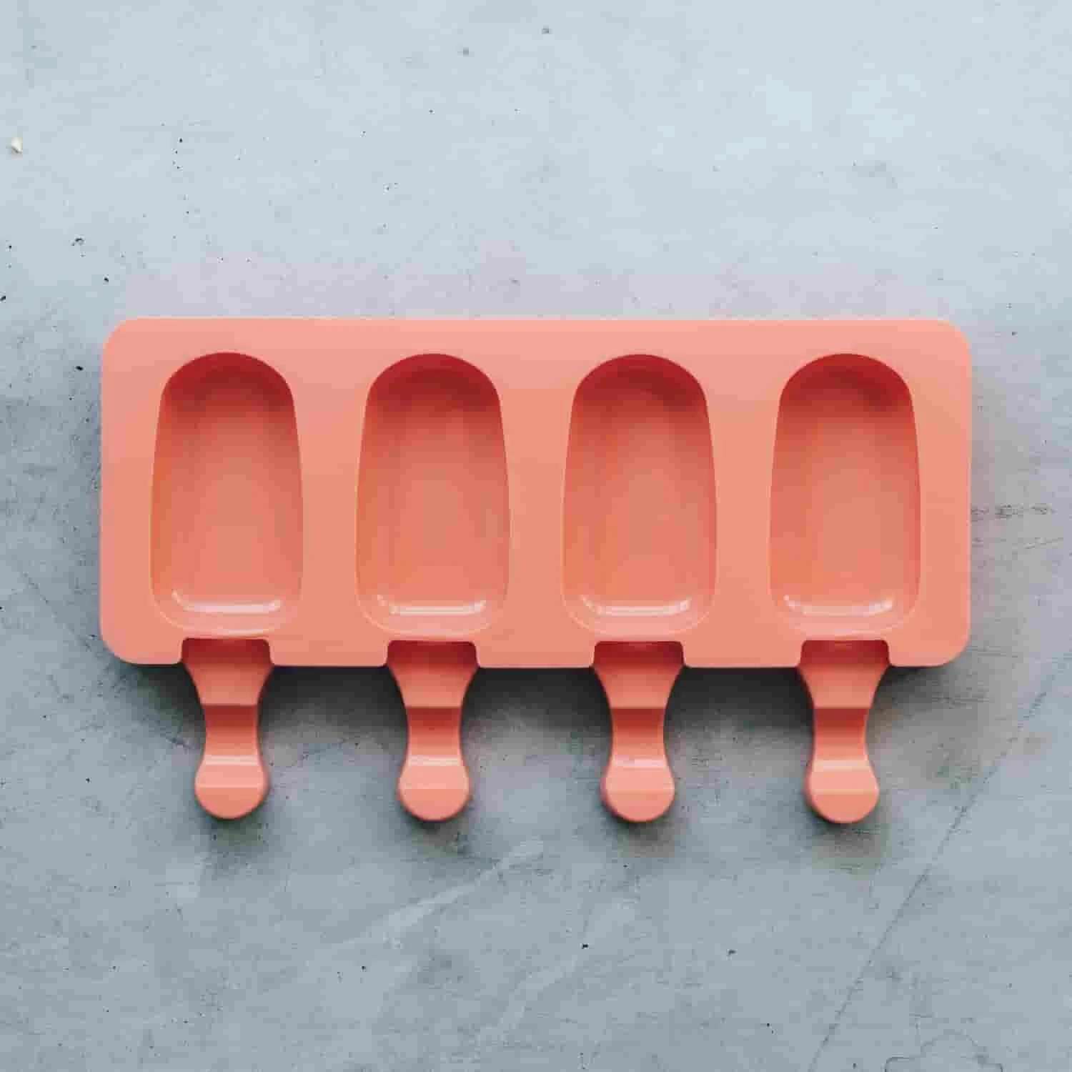 Mini Silicone Ice Cream Moulds + Free Sticks
