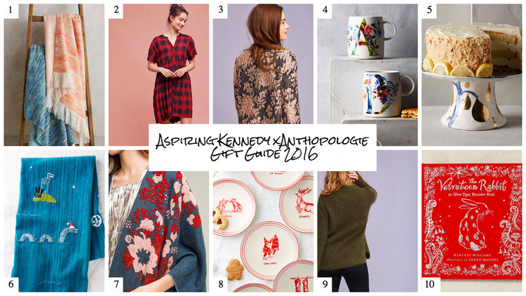 Anthropologie Gift Guide 2016