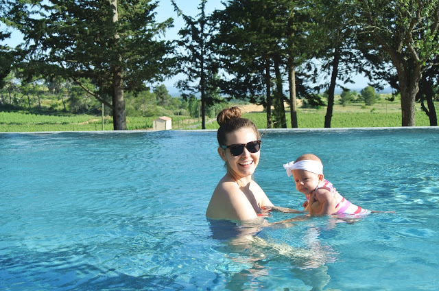 Baby's First Swim... a la mode.