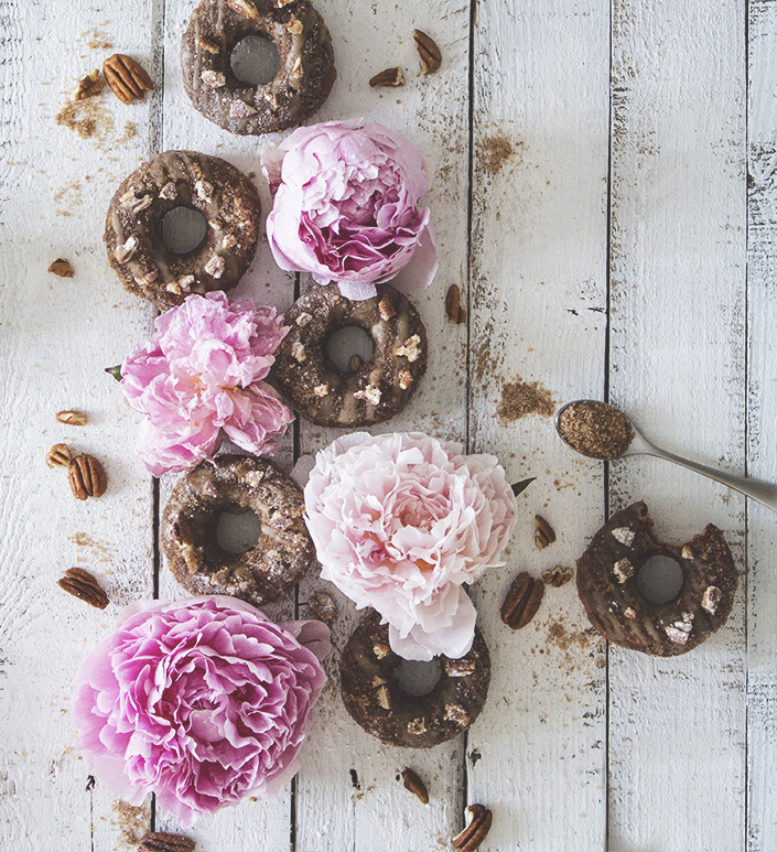 The Lovely Drawer | Maple-Glazed (Baked!) Cinnamon & Sugar Donuts 