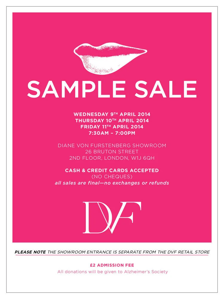 DVF: London Sample Sale