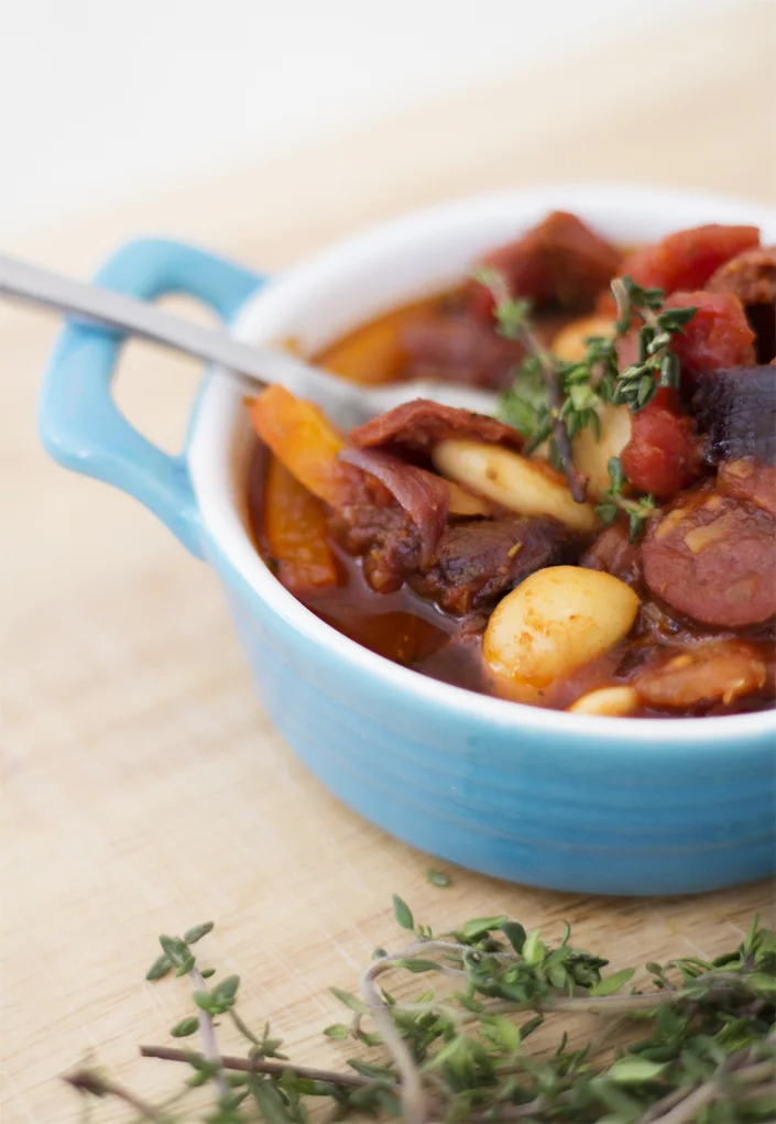 The Lovely Drawer | Chorizo & Butter Bean Stew
