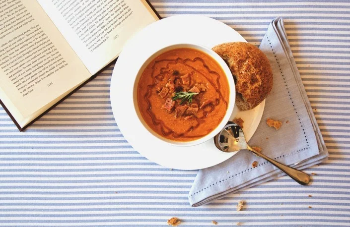 The Lovely Drawer | Maple Carrot, Apple & Bacon Soup