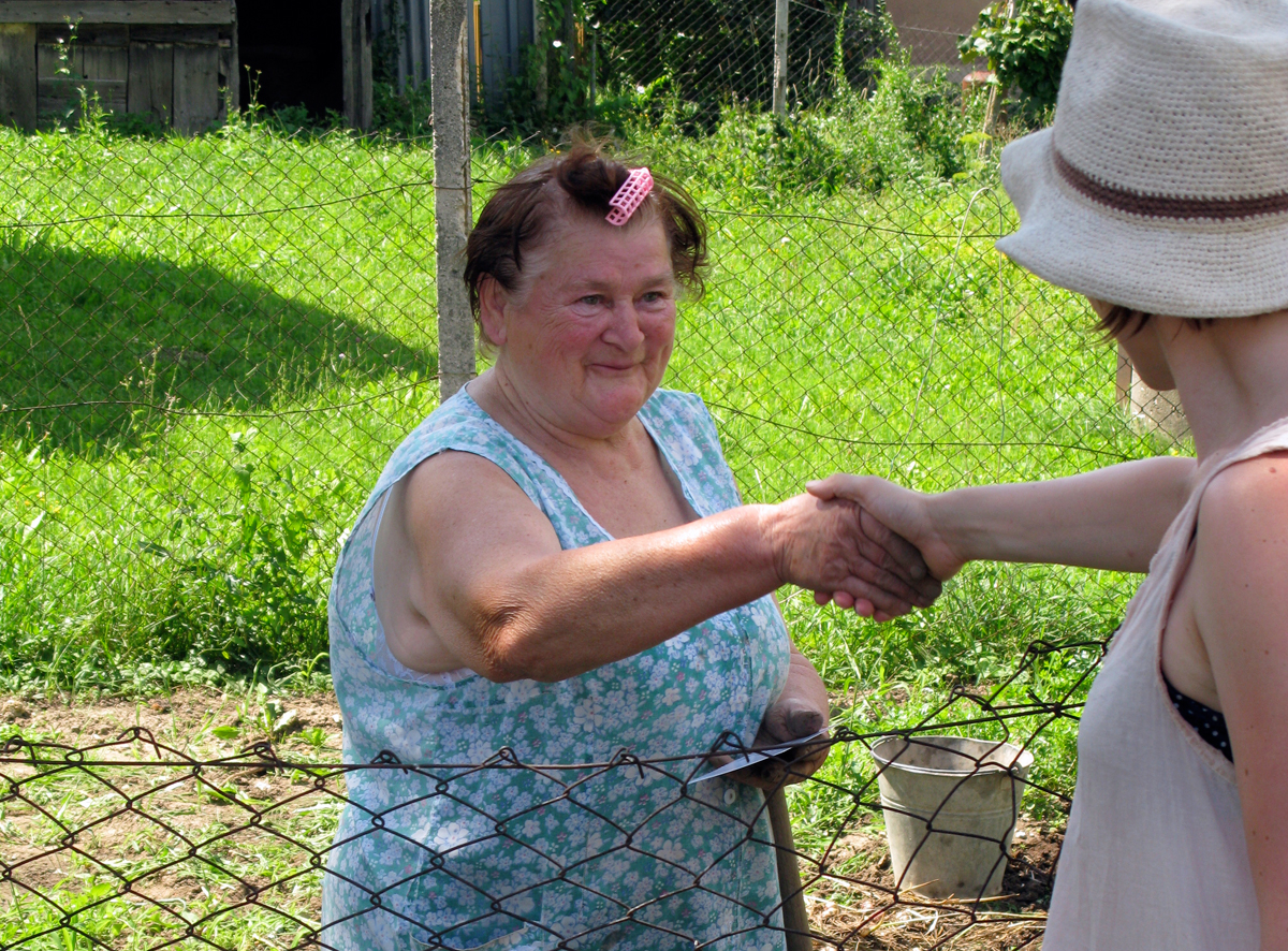   2008 / meeting the mayor and townspeople of Lenka, a small village of 202 people in Slovakia  