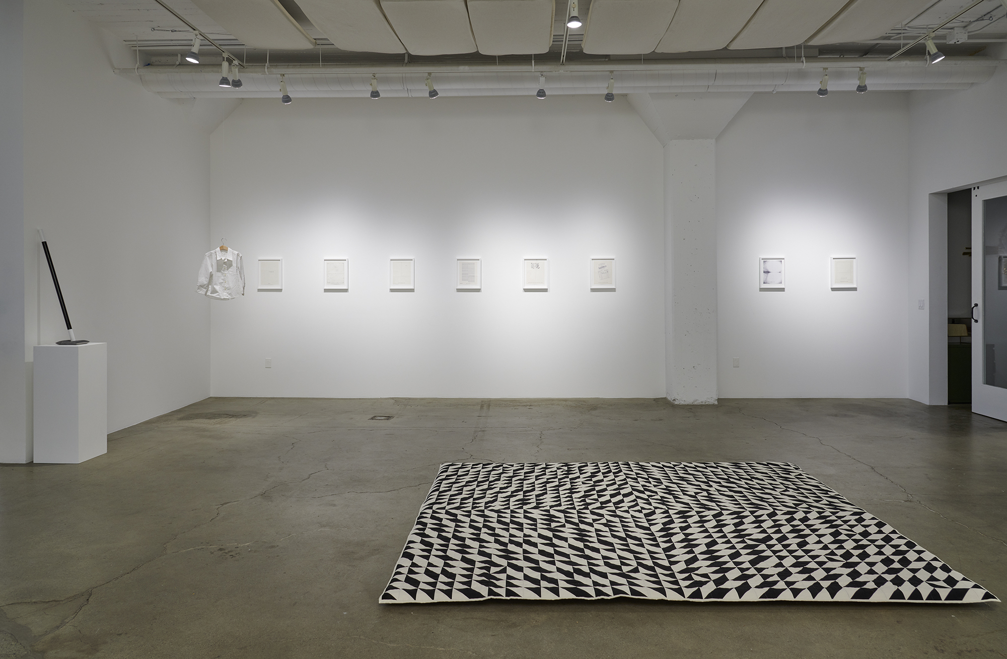  Installation view of solo show “Won, Too, Free, For”, Catharine Clark Gallery, SF, April - May 2019 