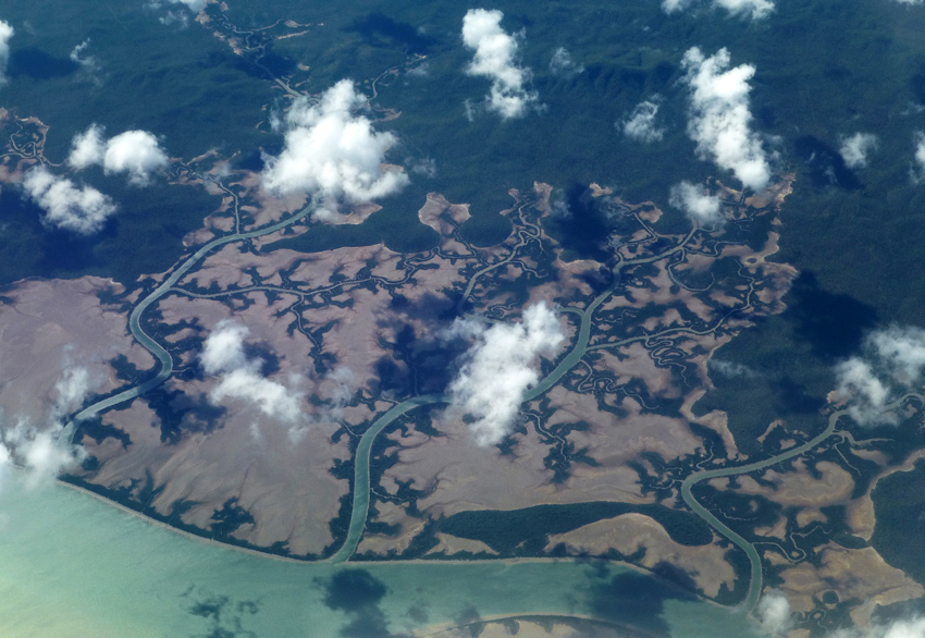 my own aerial view, on my way to Mackay, Queensland, May 2014.