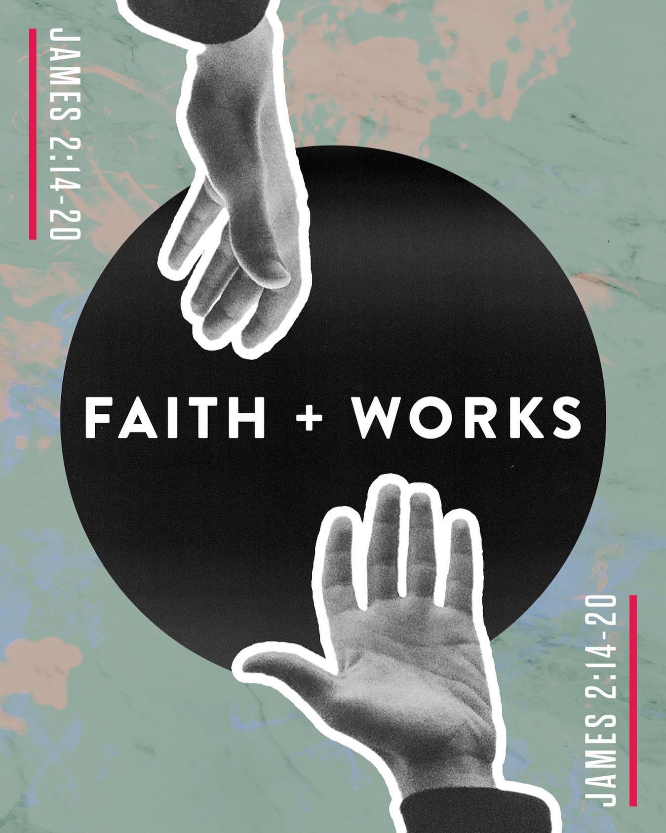 Faith + Works. They go hand in hand. 
⠀⠀⠀⠀⠀⠀⠀⠀⠀
I made this months ago (pre-COVID) for my church, but I&rsquo;m just now getting to share it here. 🤪 
⠀⠀⠀⠀⠀⠀⠀⠀⠀
⠀⠀⠀⠀⠀⠀⠀⠀⠀
⠀⠀⠀⠀⠀⠀⠀⠀⠀
⠀⠀⠀⠀⠀⠀⠀⠀⠀
#missyrobbsgdp #freelancegraphicdesigner #freelancegraphicd