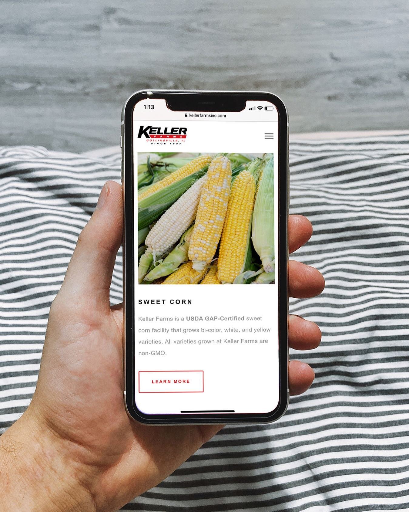 My hubby came home the other day with a grocery bag of fresh, corn on the cob. 🌽 It was SO GOOD so I asked him where he got it. Of course, he said, &quot;Keller.&quot; 💕 Man, they&rsquo;re rocking it! It&rsquo;s so cool I got to build their website