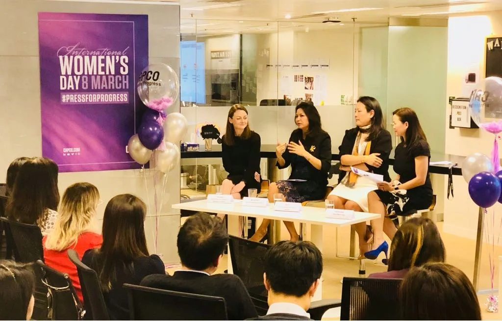 Continuing the conversation at Capco Global around how we can all #pressforprogress, March 2018