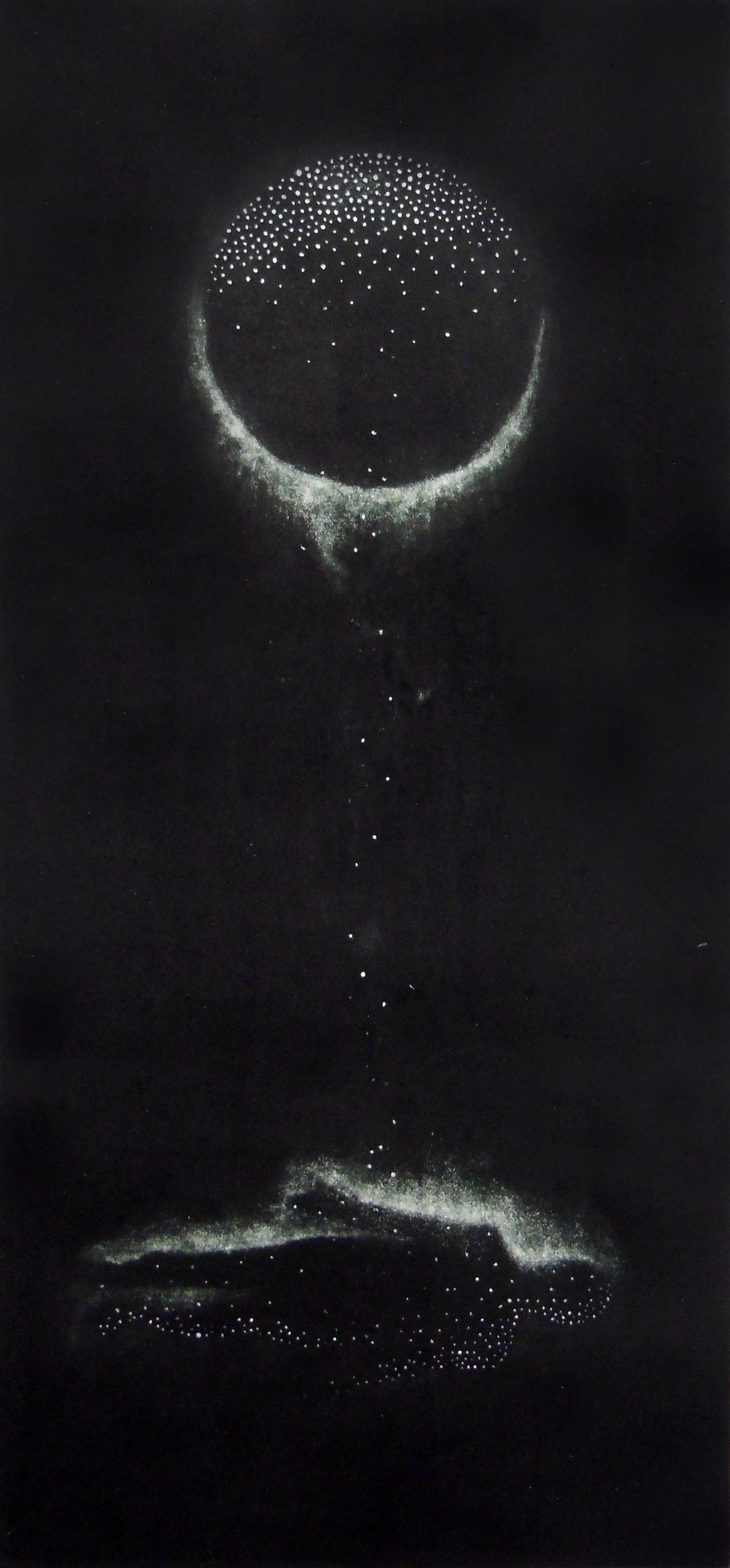  Mezzotint  7" x 14"   