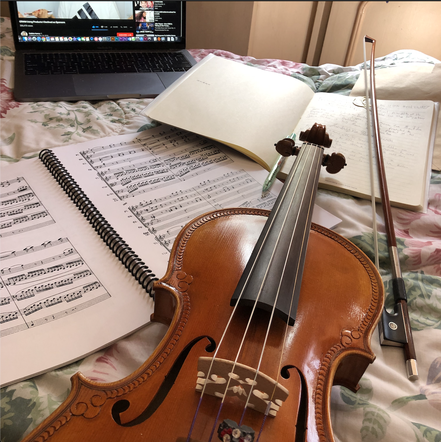 With music I create my own world.
