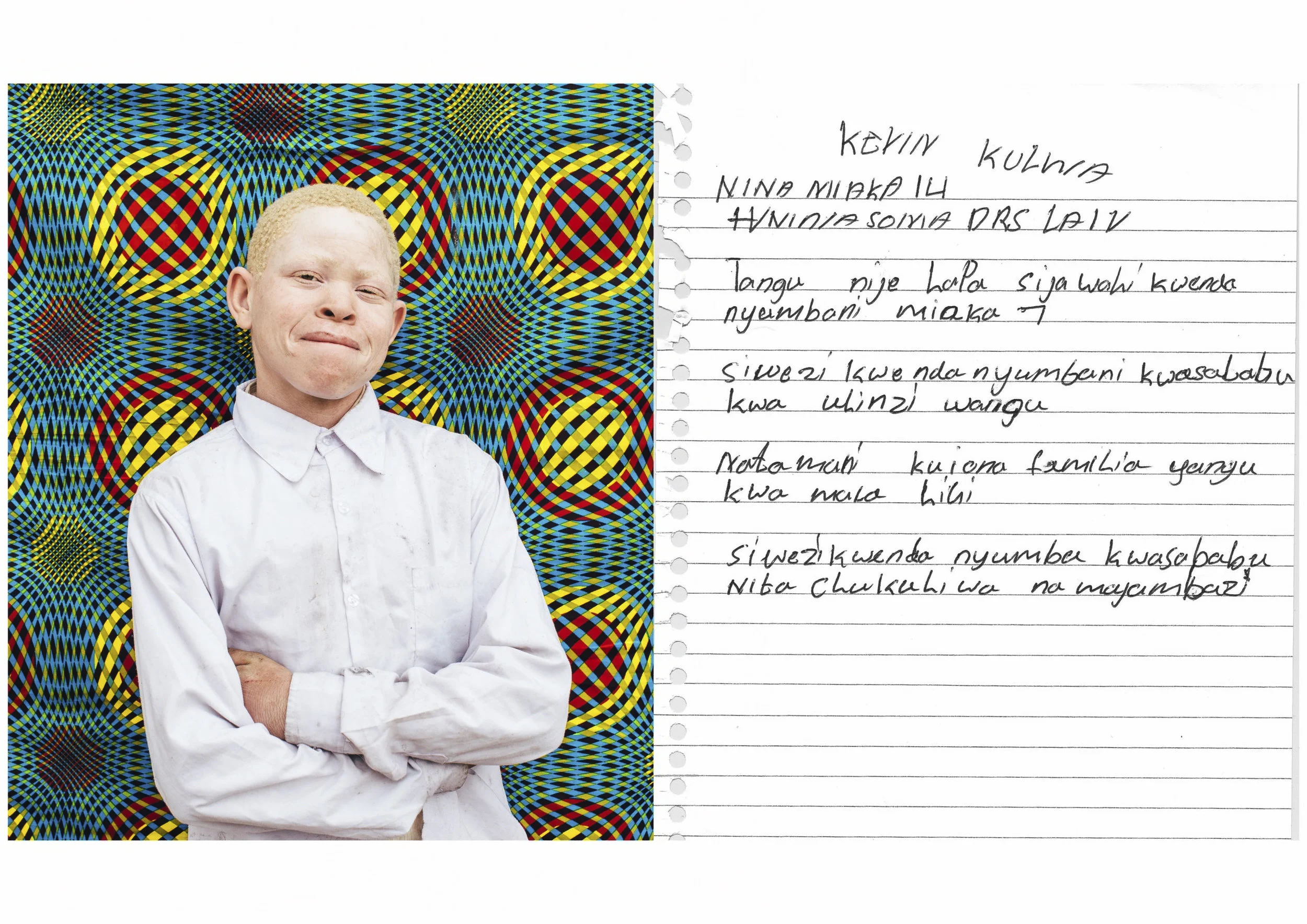 Kevin Kulwa I am 14 years old. Since I came here (government center), I have never been back home for 7 years now. I can’t go home because of my safety. I wish to see my family again. I can’t go home because I will be kidnapped by the thugs.