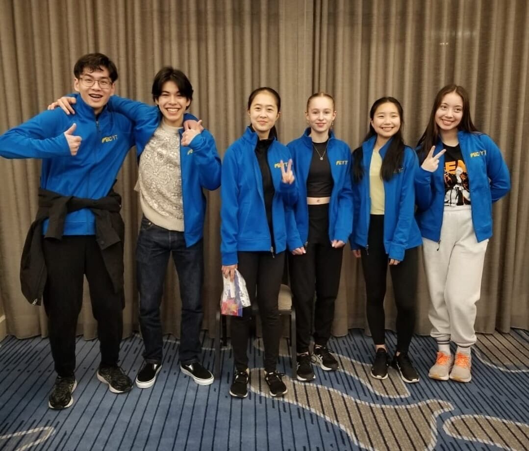 Team BC dancers have arrived in oakville for skate Canada challenge 2024.  Good luck skaters😃 #vancouvericedance #bcyksection