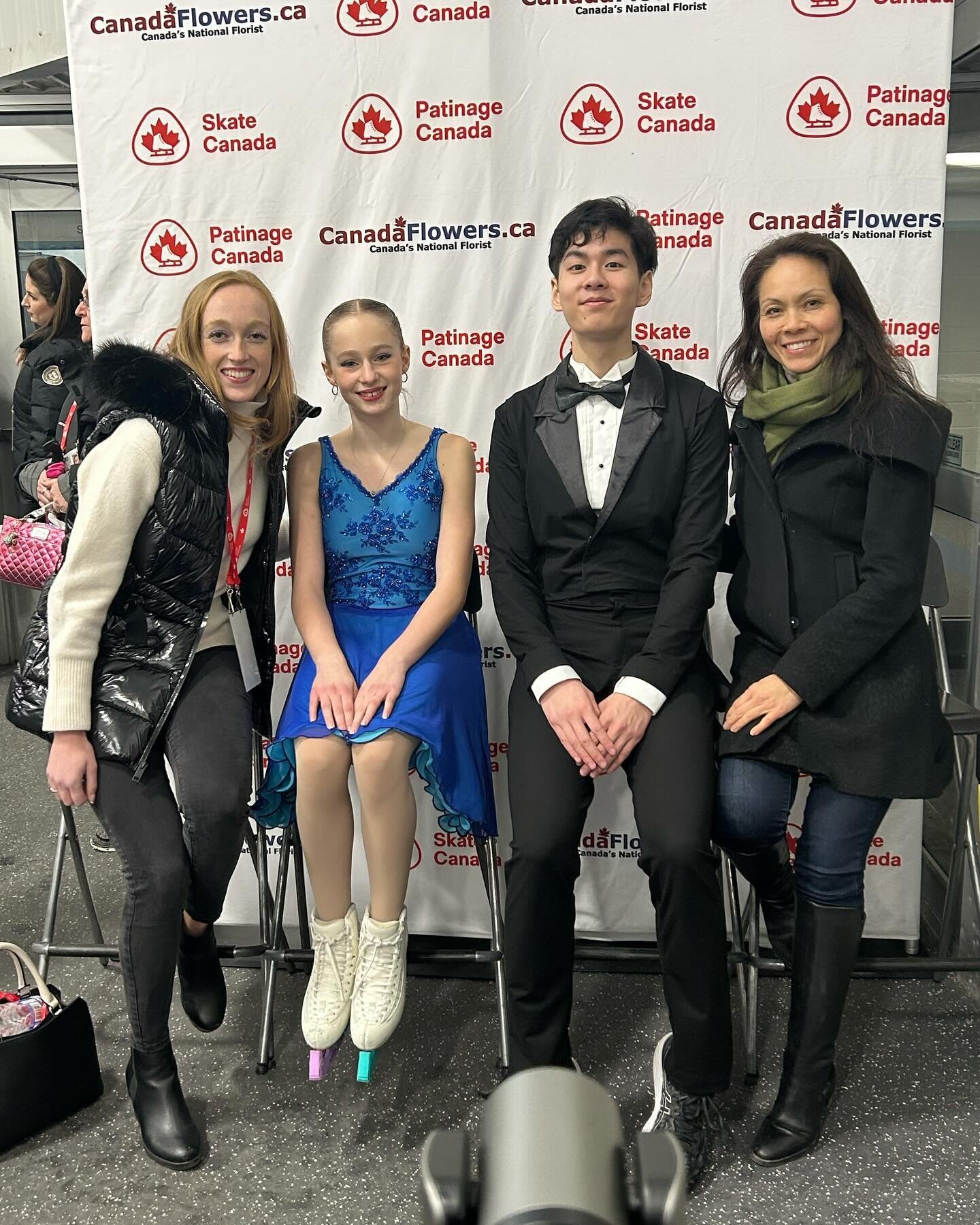 Good job Madelaine and Nathan sitting in 6th after the pattern dances at Skate Canada Challenge 2024 in Oakville😀 #vancouvericedance #skatecanada #bcyksection