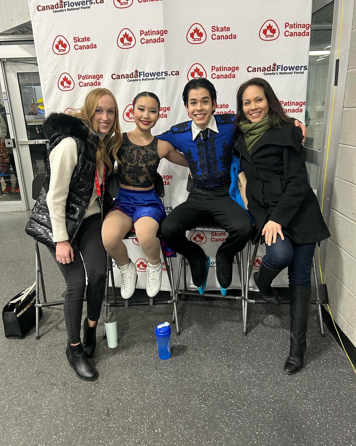 Good job Tasha and Mickey sitting in 2nd place at Skate Canada Challenge😀 #vancouvericedance #bcyksection #skatecanada