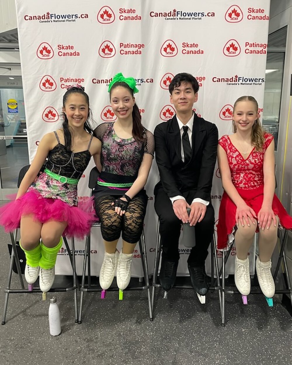 Great job today teams!! Madelaine and Nathan 6th and Mia and Olivia 7th in Pre-Novice at Skate Canada Challenge😀 #vancouvericedance #bcyksection #skatecanada