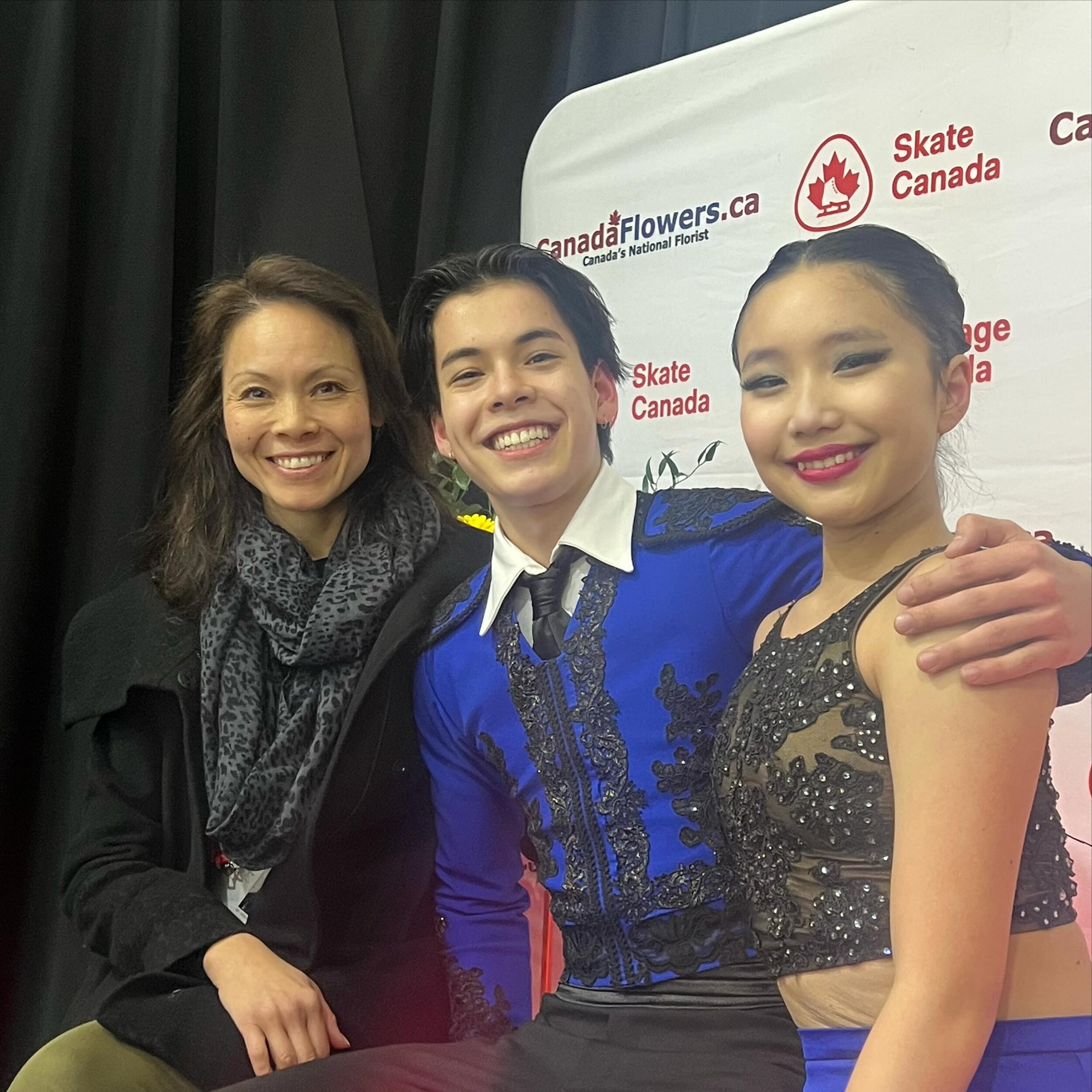 Congrats Tasha and Mickey sitting in 3rd day one at Skate Canada Novice Nationals😀 #skatecanada #vancouvericedance #bcyksection