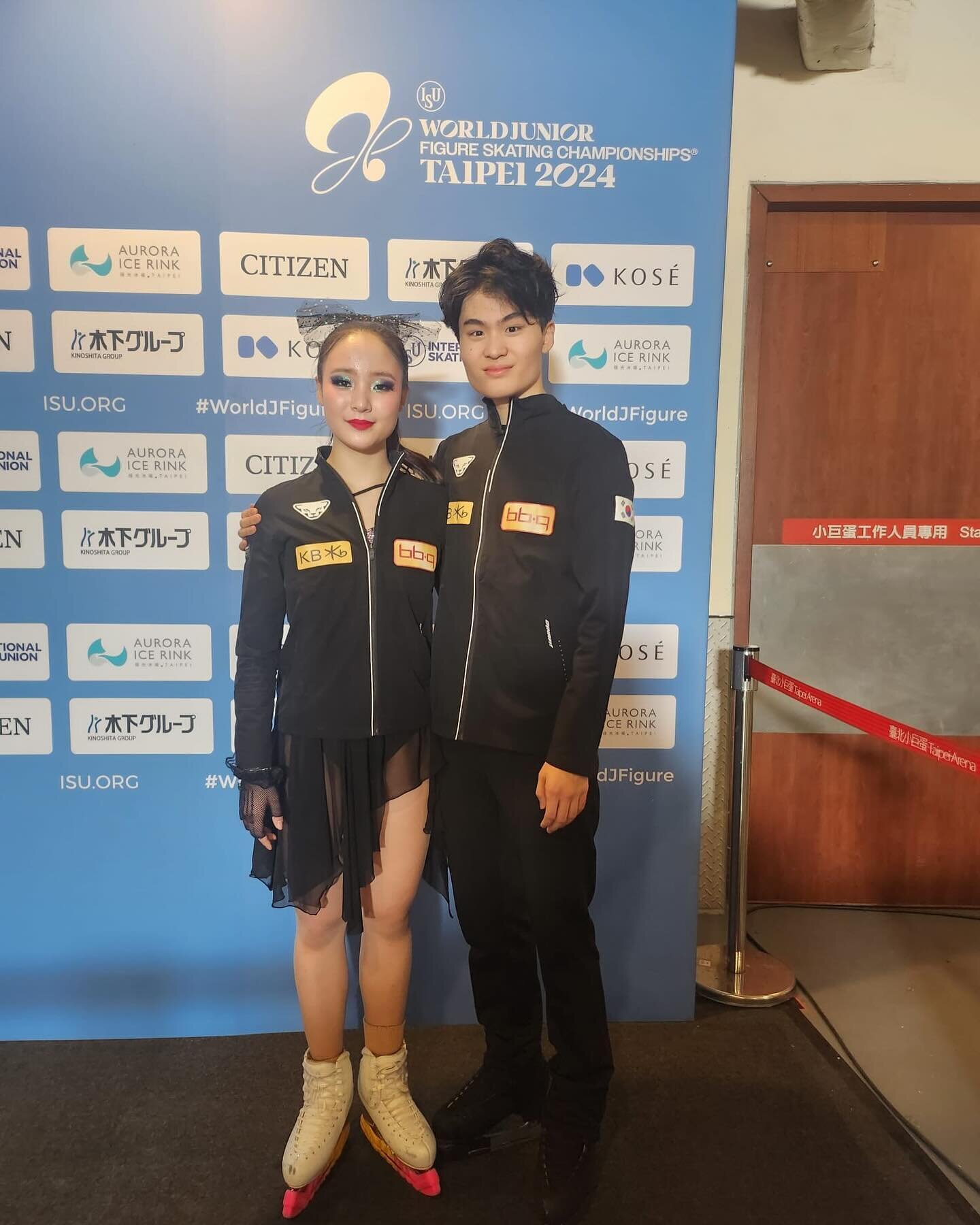 Congrats Jinny and Namu qualified for the FD at 2024Junior Worlds in Taipei😃 #vancouvericedance #teamkorea #juniorworlds2024