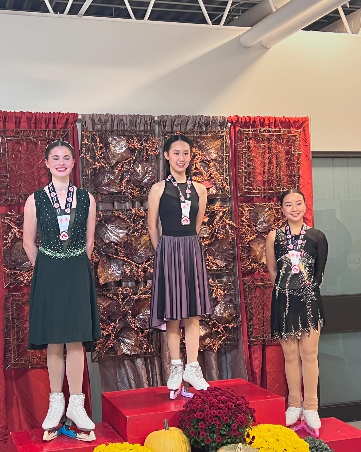 Great job Hannah Liu taking gold in Novice Solo dance at Octoberfest in Barrie Ontario 😀 #bcyksection #vancouvericedance #skatecanada