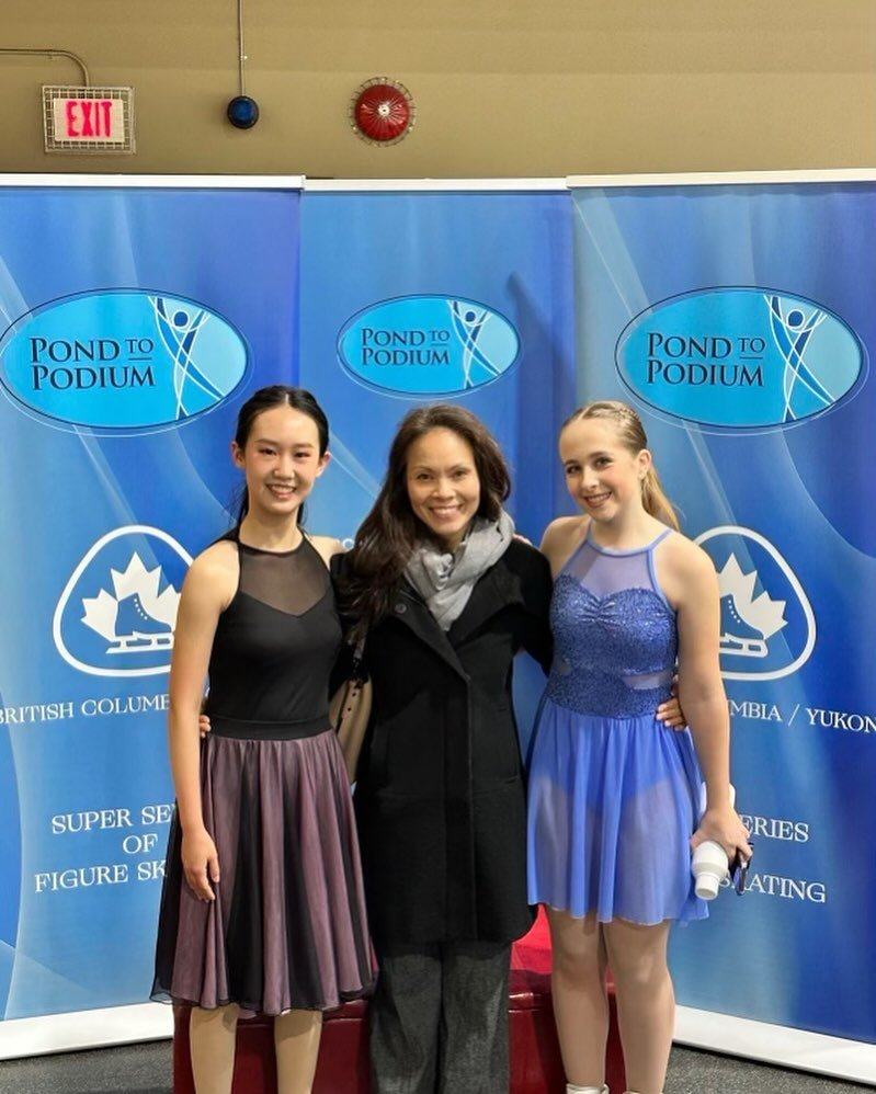 Congrats Novice Solo Ice Dancers Hannah and Lucy 1st and 2nd😀 #bcyksection #skatecanada #vancouvericedance